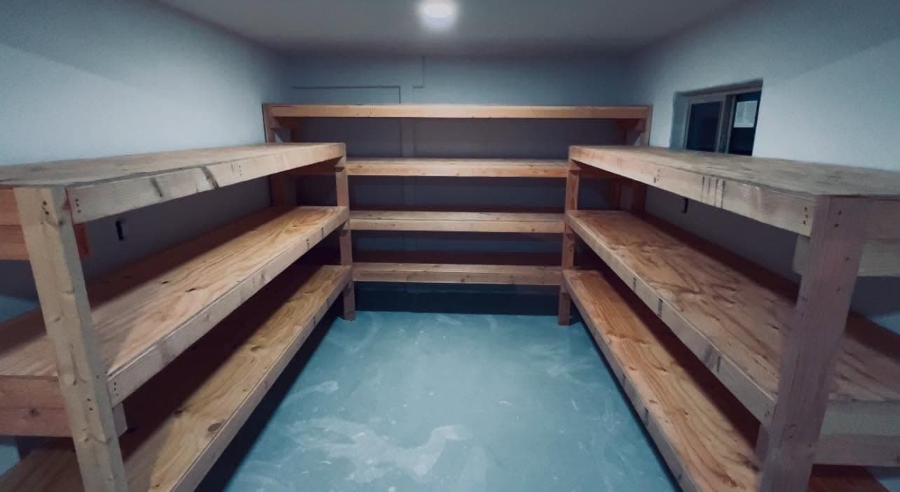 Wide view of a GarageMax storage project